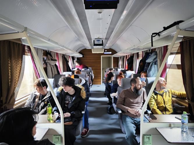 Новогодний ретропоезд в Гусь-Хрустальный